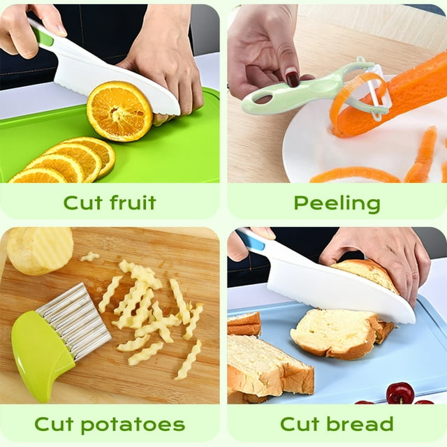 Toddler-Safe Knife Set