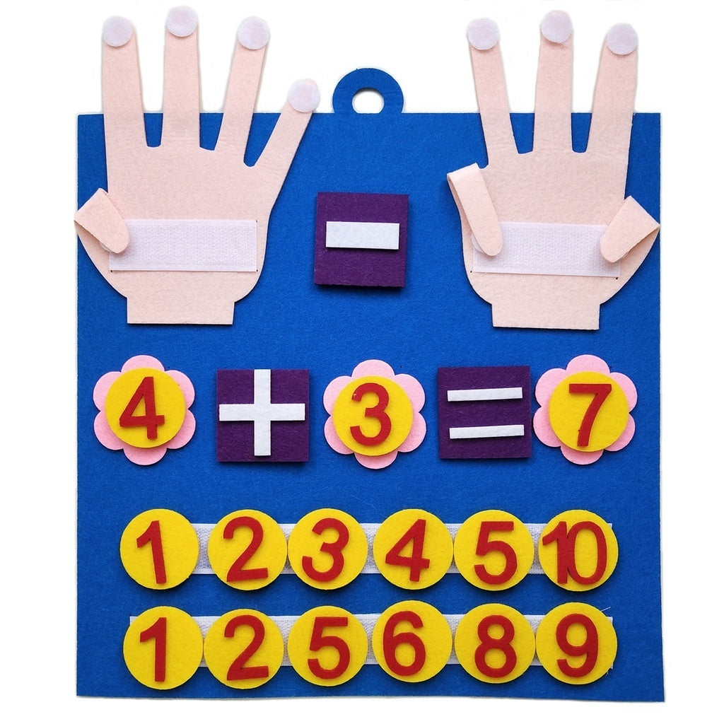 Felt Finger Numbers and Math Board