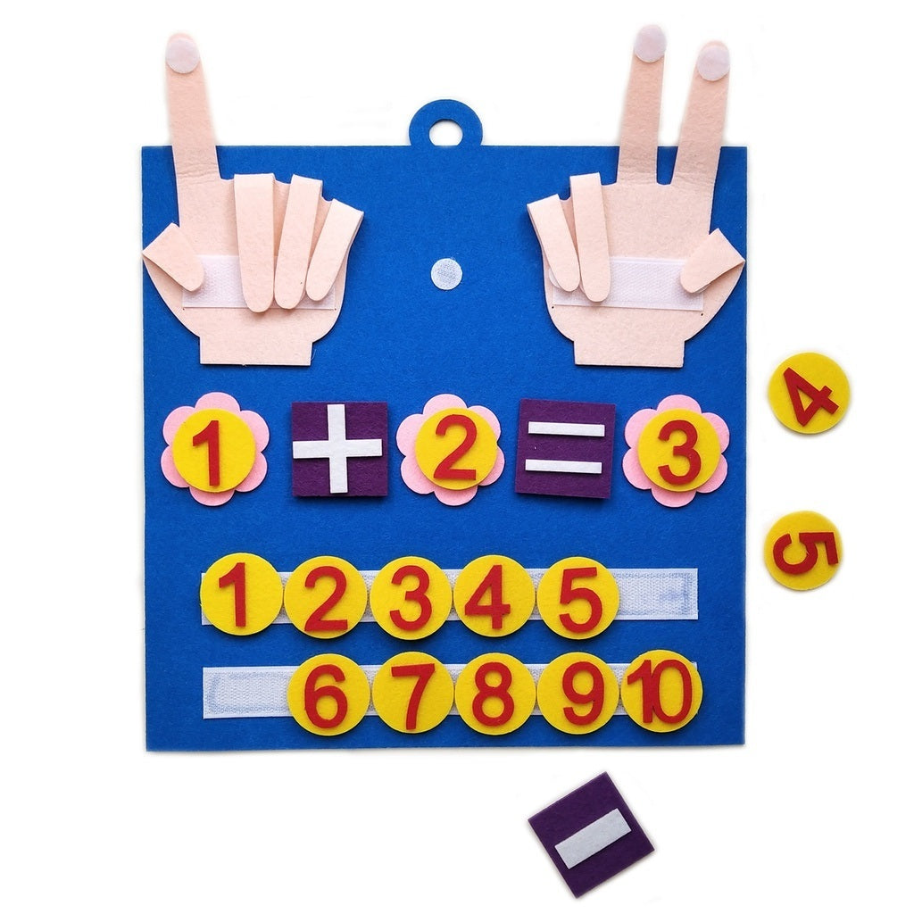 Felt Finger Numbers and Math Board