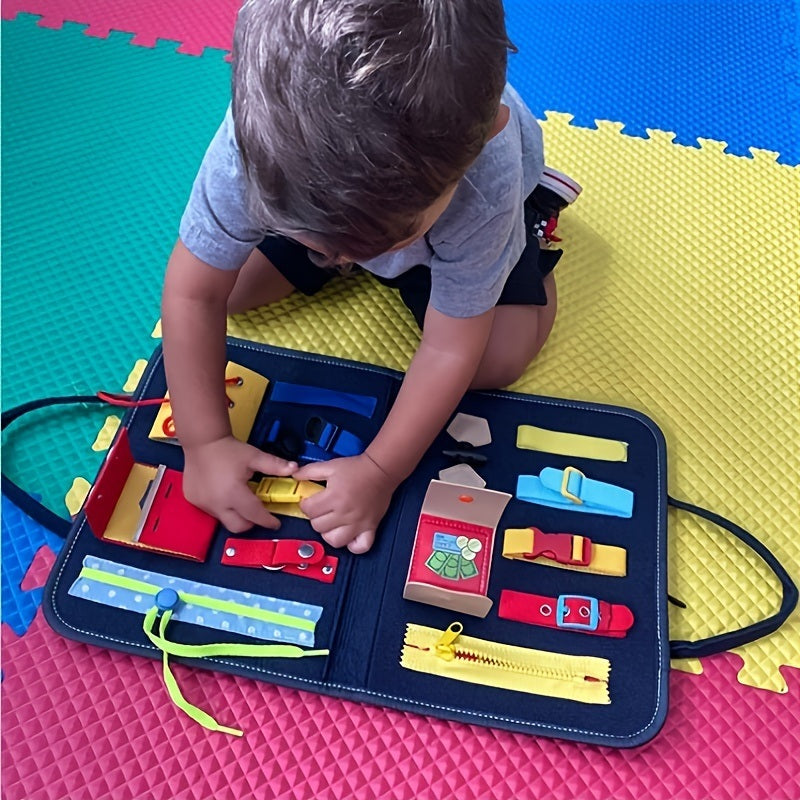 16 in 1 Montessori Sensory Busy Board